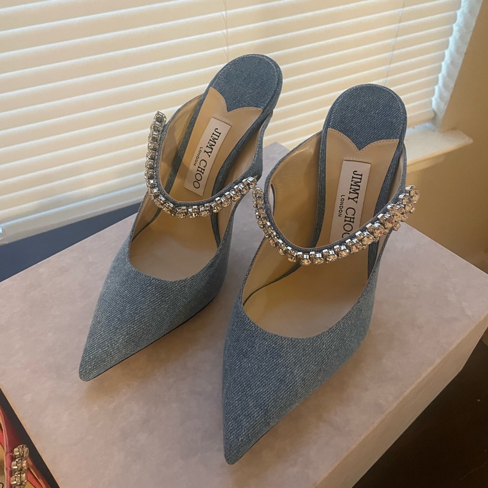 Blue Jimmy Choo